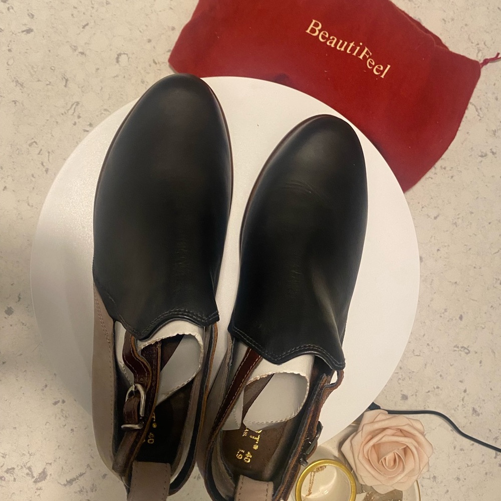 NAOT Three tone italian leather shoes freedust bag